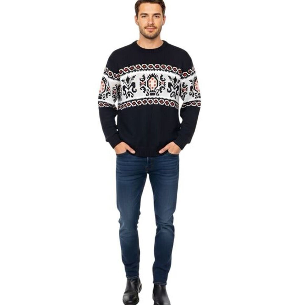 Vintage Sportswear Revere Sweater Sz Large Mens Grandpa Preppy Rockabilly Retro